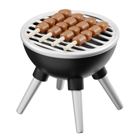 Barbecue Grill  3D Icon