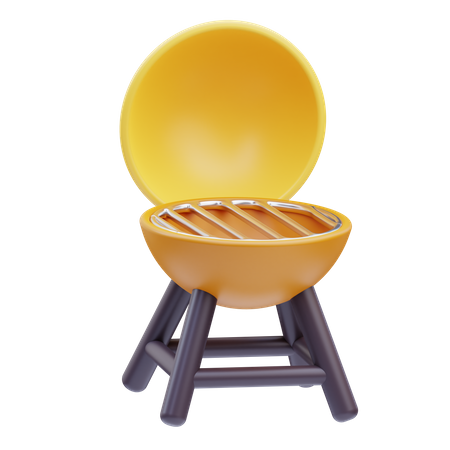 Barbecue grill  3D Icon