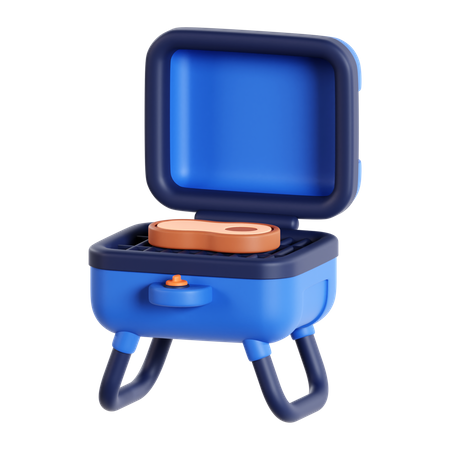 Barbecue grill  3D Icon