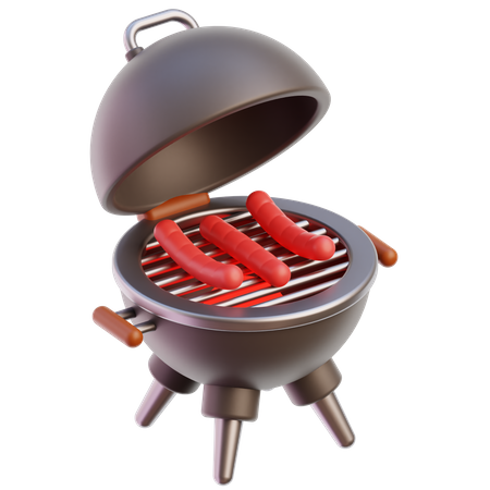 Barbecue grill  3D Icon