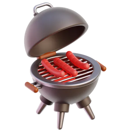 Barbecue grill  3D Icon