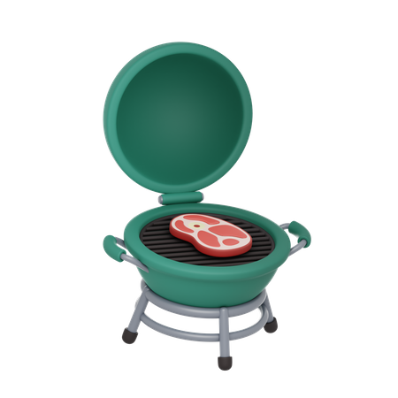 Barbecue grill  3D Icon