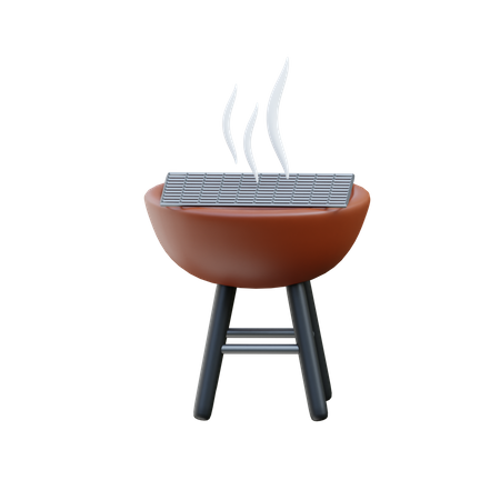 Barbecue grill  3D Icon