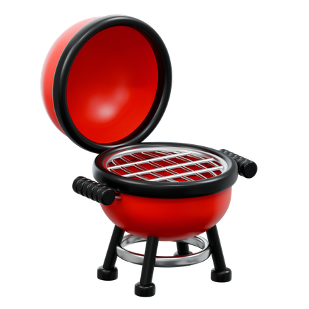 Gril portatif  3D Icon