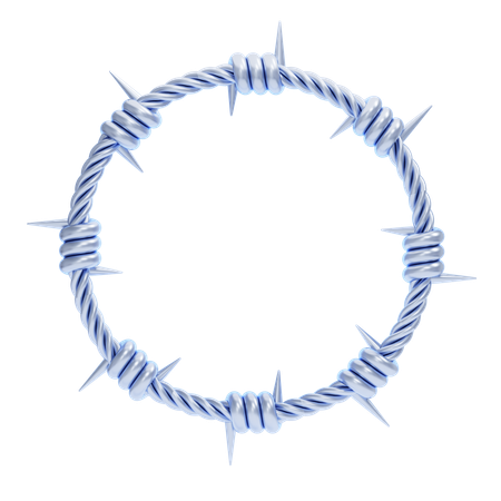 Barbed Wire  3D Icon