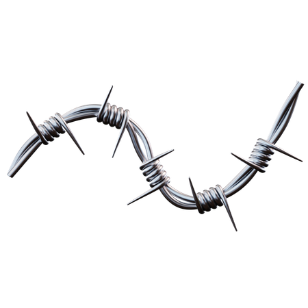 Barbed Wire  3D Icon