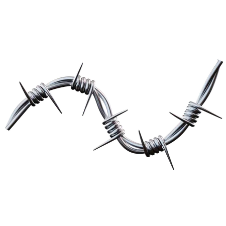 Barbed Wire  3D Icon