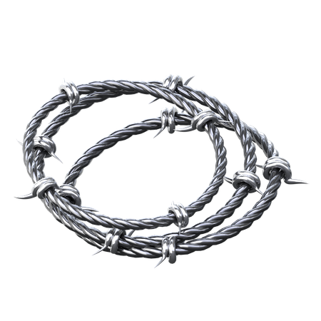 Barbed Wire  3D Icon