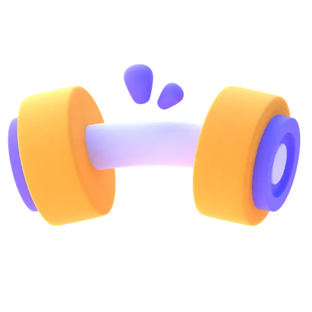 Barbell  3D Icon