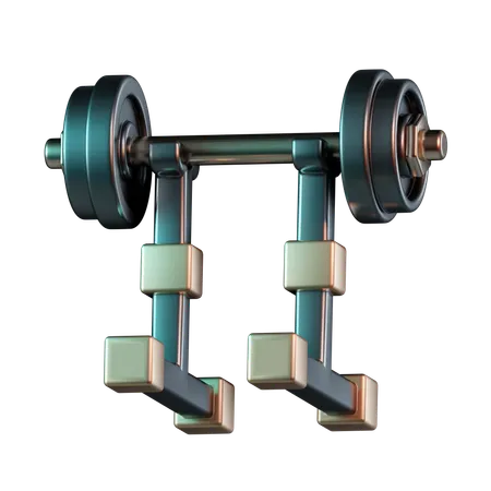 Barbell  3D Icon