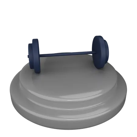 Barbell  3D Icon