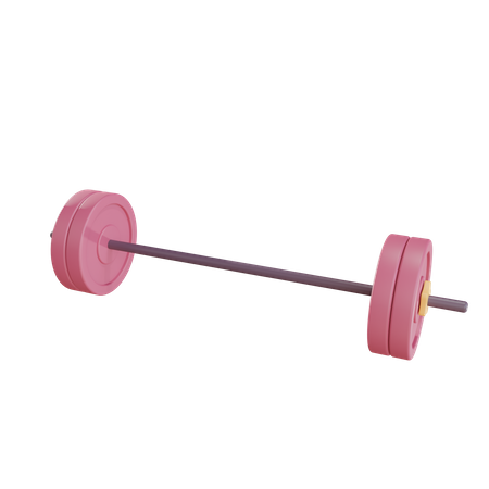 Barbell  3D Illustration