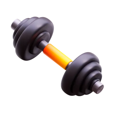 Barbell  3D Illustration