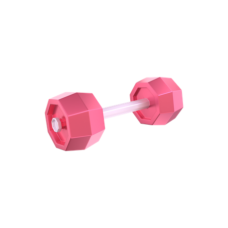 Barbell  3D Illustration