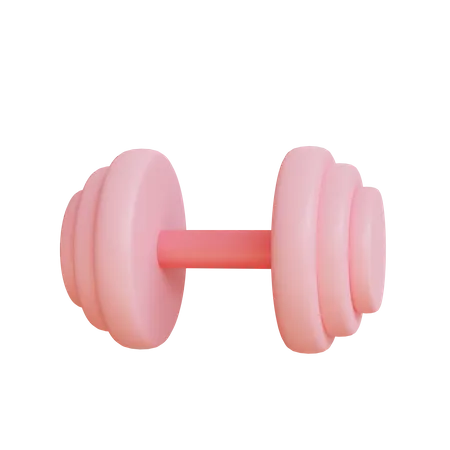 3 D Barbell Illustration Object Rendered Can Be Used In Web Andmay More High Resolution 3D Illustration
