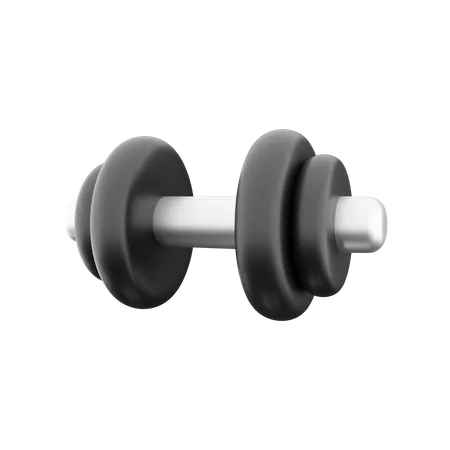 3 D Render Strength Exercise Weight Lifting Barbell 3 D Icon 3 D Illustration Gym Equipment Fitness Theme 3D Icon