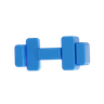 barbell 3d logo