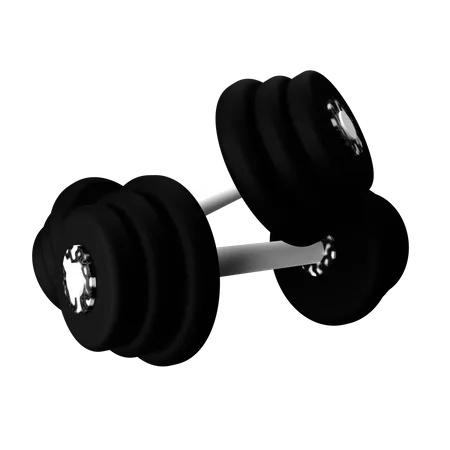 3 D Render Dumbbell Isolated Object With High Quality Render 3D Icon