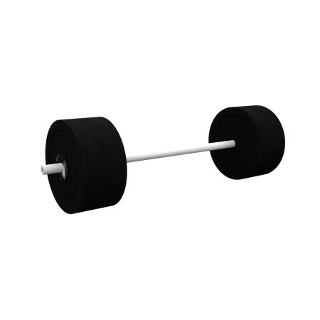 3 D Render Barbell Isolated Object With High Quality Render 3D Icon