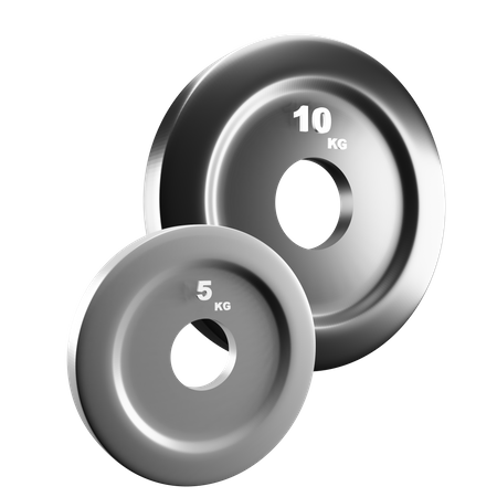 Barbell Cap  3D Icon