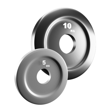 Barbell Cap  3D Icon