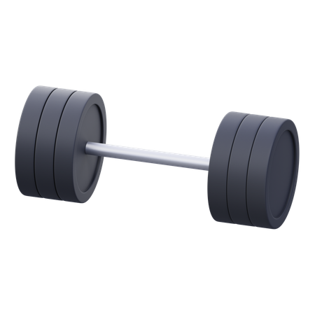 Barbell floor  3D Icon