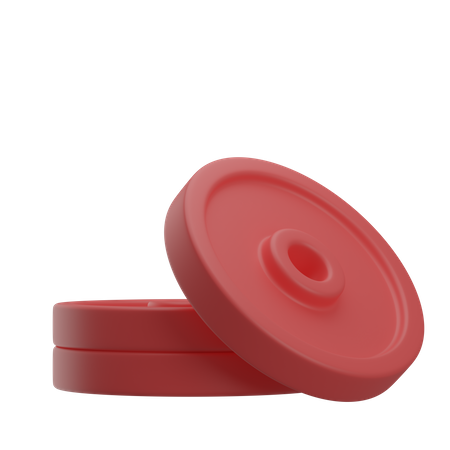 Barbell Plate  3D Icon
