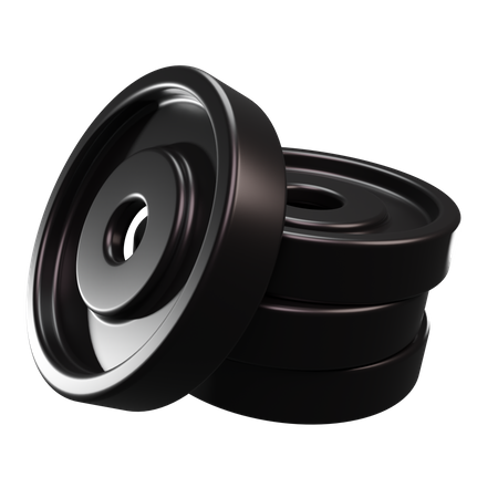 Barbell Plate  3D Icon