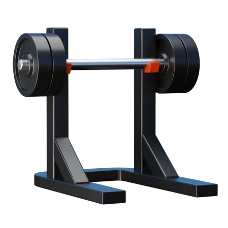 Barbell Power Rack  3D Icon