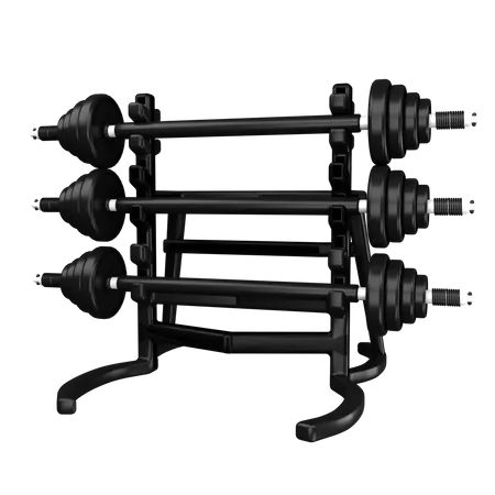 Barbell Rack  3D Icon