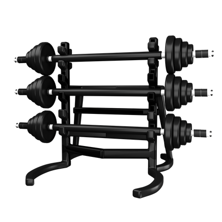 Barbell Rack  3D Icon