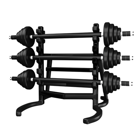 Barbell Rack  3D Icon