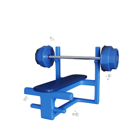 Barbell Set  3D Illustration