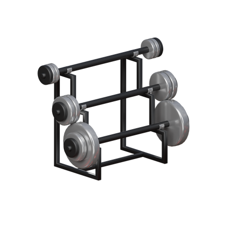 Barbell Shelf  3D Icon