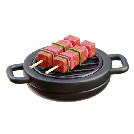 Barbequ  3D Icon