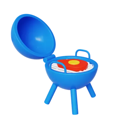 Barbeque 3 D Illustration 3D Icon