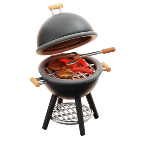 Barbeque Grill  3D Icon