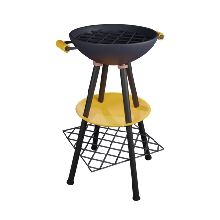 Barbeque Grill  3D Icon