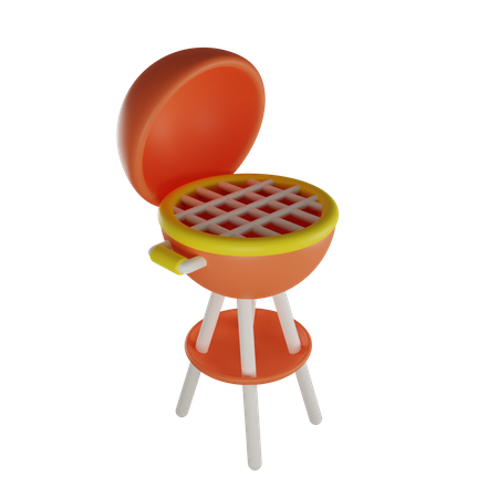 Barbeque Grill  3D Illustration