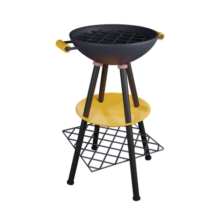 Barbeque Grill  3D Icon