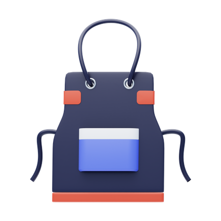 Barber Apron  3D Icon