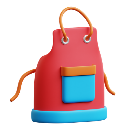 Barber Apron  3D Icon