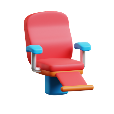 Barber Chair  3D Icon