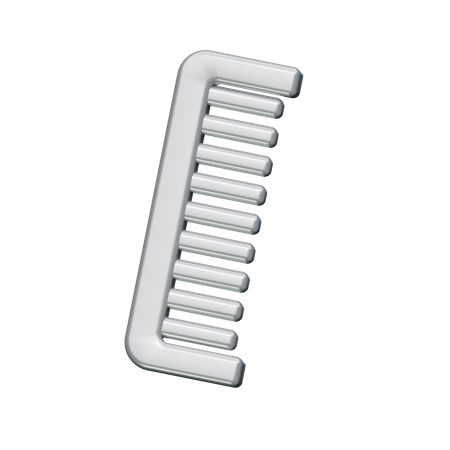 Barber comb 3D Icon