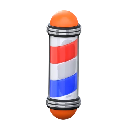 Barber Pole 3 D Barbershop Icon 3D Icon
