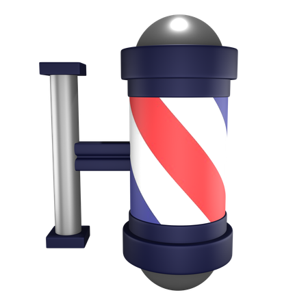 Barber Pole  3D Icon