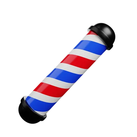 Barber Pole  3D Illustration