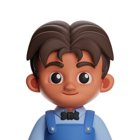 이발소  3D Icon