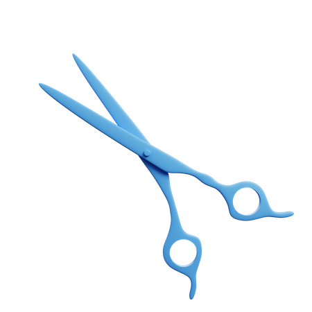 Barber Scissor  3D Illustration