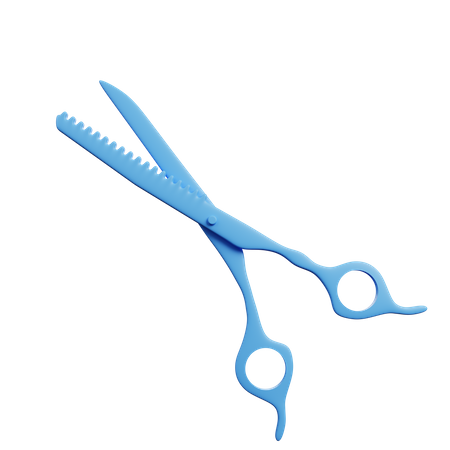 Barber Scissor 3D Illustration